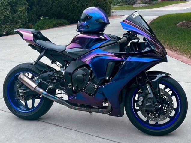 Purchase 2019-2021 Metallic Purple Blue Honda CBR500R Motorcycle Fairings UK