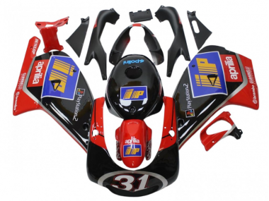Purchase 2000-2005 Black Red Blue Silver 31 Aprilia RS125 Motorcycle Fairings UK