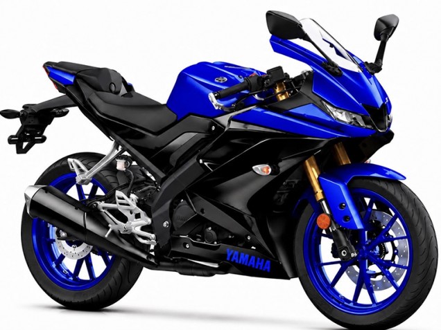 Purchase 2019-2024 Blue Matte Black Yamaha YZF R125 Motorcycle Fairings UK
