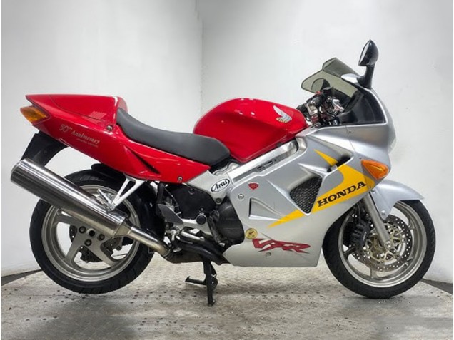 Purchase 1998-2001 Red Silver 50th Anniversary Honda VFR800 Motorcycle Fairings UK