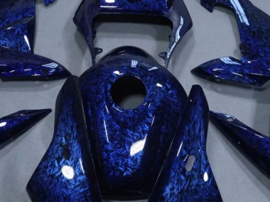 Purchase 2003-2004 Solid Blue Forged Carbon Fiber Honda CBR600RR Motorcycle Fairings UK