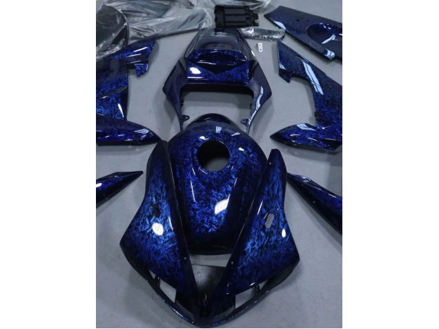 Purchase 2003-2004 Solid Blue Forged Carbon Fiber Honda CBR600RR Motorcycle Fairings UK