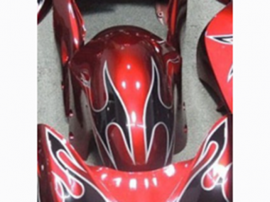 Purchase Front Mudguard for 2008-2020 Red Black Flame Suzuki GSXR 1300 Hayabusa Motorcycle Fairings UK