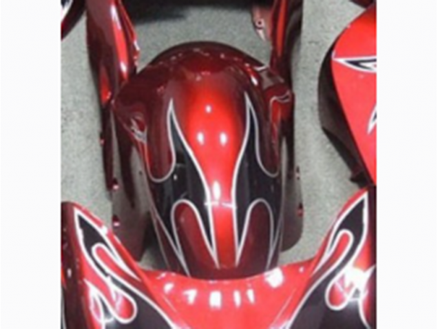 Purchase Front Mudguard for 2008-2020 Red Black Flame Suzuki GSXR 1300 Hayabusa Motorcycle Fairings UK