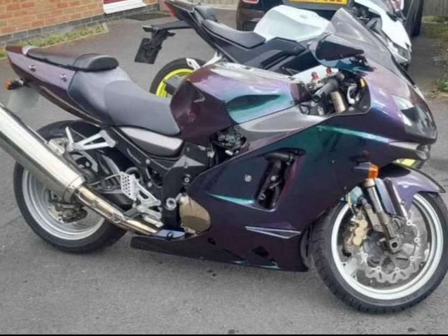 Purchase 2002-2006 Chameleon Purple Kawasaki ZX12R Motorcycle Fairings UK