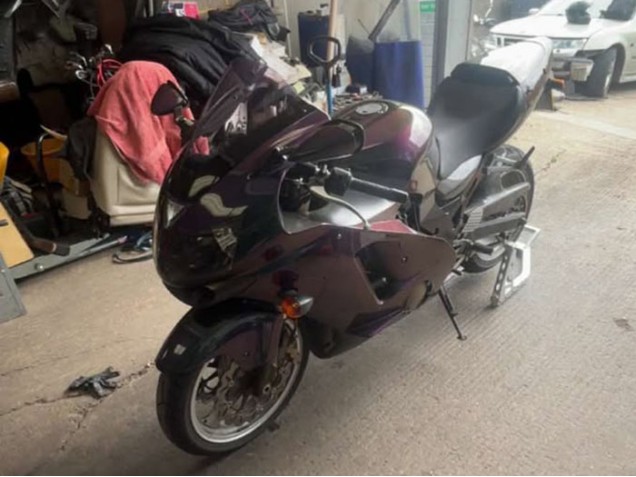 Purchase 2002-2006 Chameleon Purple Kawasaki ZX12R Motorcycle Fairings UK