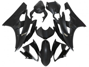 Purchase 2008-2016 All Matte Black Gold Decals Yamaha YZF R6 Motorcycle Fairings UK