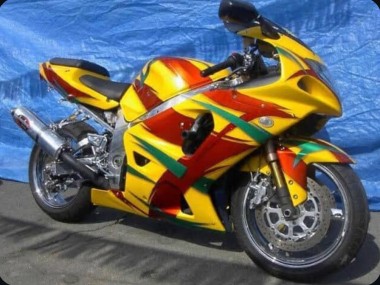 Purchase 2001-2003 Yellow Red Green Suzuki GSXR 600 / GSXR 750 Motorcycle Fairings UK