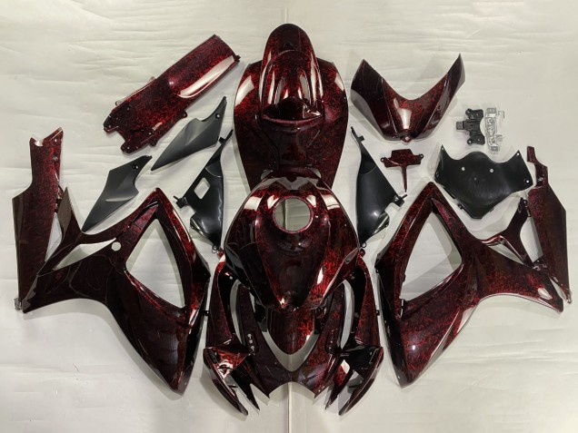 Purchase 2012-2014 Faux Carbon Fiber Red Yamaha YZF 1000 R1 Motorcycle Fairings UK