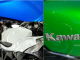 Purchase 2012 Green Blue White Kawasaki ZX14R ZZR1400 Motorcycle Fairings UK
