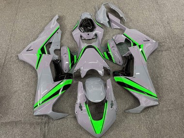 Purchase 2017-2023 Nardo Grey with Green Stripe Honda CBR1000RR Motorcycle Fairings UK