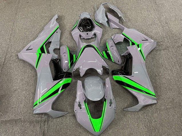 Purchase 2017-2023 Nardo Grey with Green Stripe Honda CBR1000RR Motorcycle Fairings UK