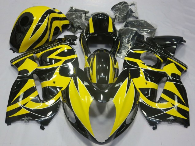 Purchase 1996-2007 Yellow Black Suzuki GSXR 1300 Motorcycle Fairings UK