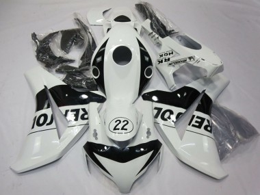 Purchase 2008-2011 White Glossy Black Repsol 22 Honda CBR1000RR Motorcycle Fairings UK