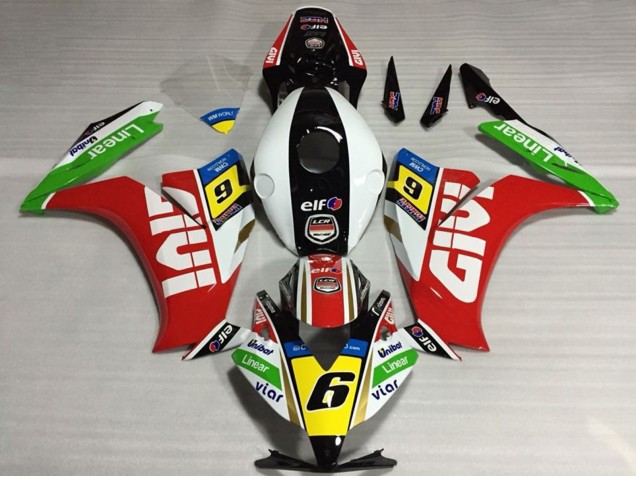 Purchase 2012-2016 White Red Yellow Green Givi 6 Honda CBR1000RR Motorcycle Fairings UK