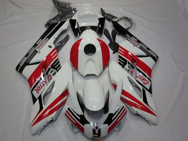 Purchase 2004-2005 White Red Glossy Black Castrol 9 Honda CBR1000RR Motorcycle Fairings UK