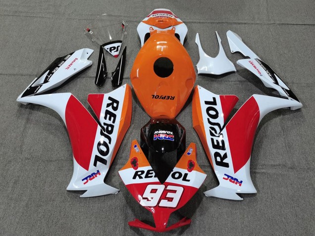Purchase 2012-2016 White Orange Red Glossy Black HRC Repsol 93 Honda CBR1000RR Motorcycle Fairings UK