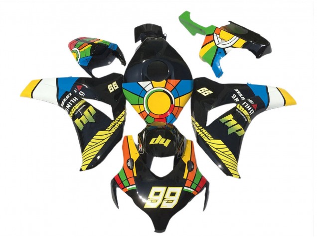 Purchase 2008-2011 Blue Yellow Green Red Black Color Wheel 99 Honda CBR1000RR Motorcycle Fairings UK