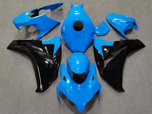 Purchase 2008-2011 Baby Blue Glossy Black Honda CBR1000RR Motorcycle Fairings UK