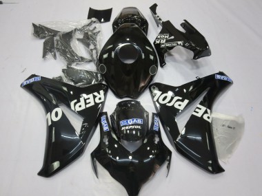 Purchase 2008-2011 Glossy Black Blue White Repsol Honda CBR1000RR Motorcycle Fairings UK