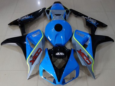 Purchase 2006-2007 Blue Yellow Glossy Black Custom CBR Honda CBR1000RR Motorcycle Fairings UK