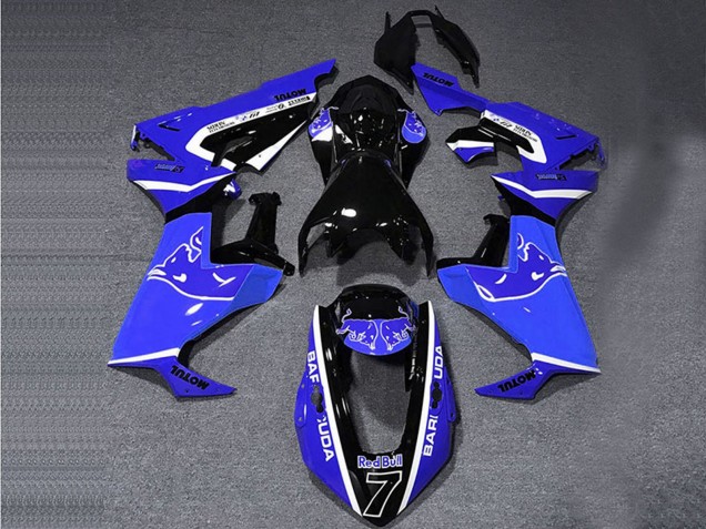 Purchase 2017-2023 Blue White Glossy Black Bull Honda CBR1000RR Motorcycle Fairings UK