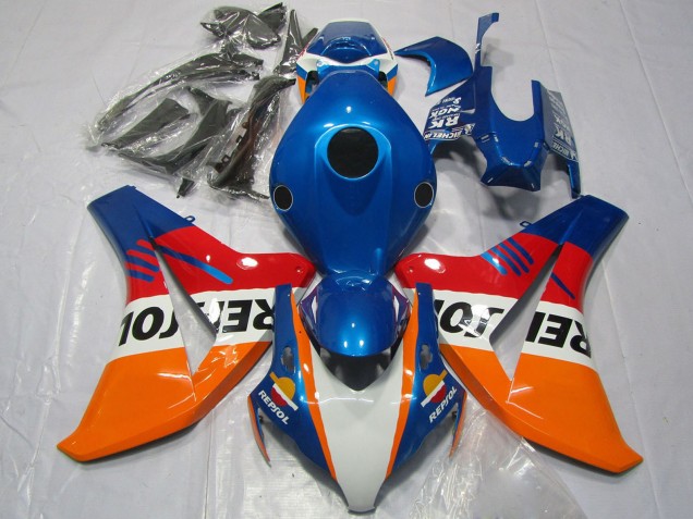Purchase 2008-2011 Orange White Red Blue Repsol Honda CBR1000RR Motorcycle Fairings UK