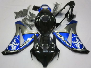Purchase 2008-2011 Blue Grey Glossy Black Honda CBR1000RR Motorcycle Fairings UK