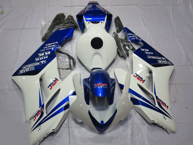 Purchase 2004-2005 White Blue HRC Honda CBR1000RR Motorcycle Fairings UK