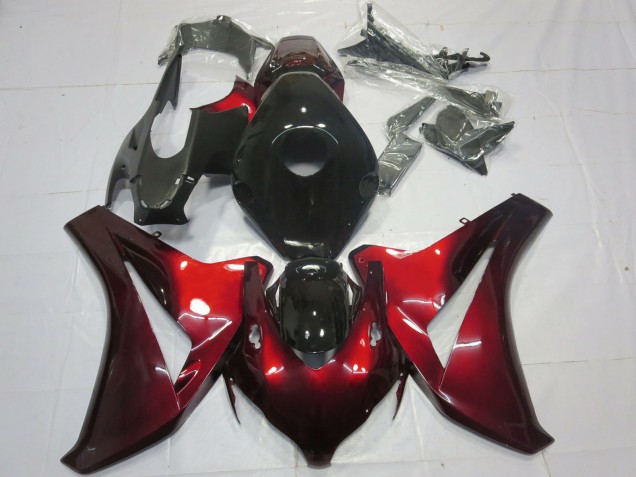 Purchase 2008-2011 Candy Red Black Honda CBR1000RR Motorcycle Fairings UK