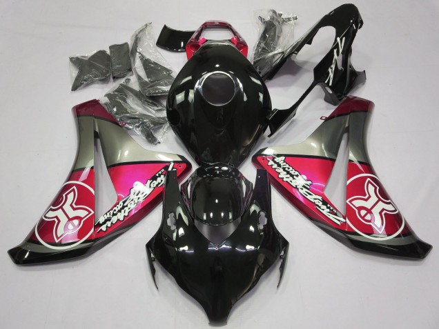 Purchase 2008-2011 Pink Grey Glossy Black Honda CBR1000RR Motorcycle Fairings UK