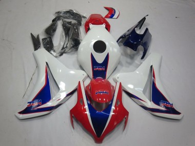 Purchase 2008-2011 White Red Blue HRC Style Honda CBR1000RR Motorcycle Fairings UK