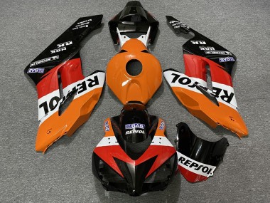 Purchase 2004-2005 Orange White Red Glossy Black Repsol Honda CBR1000RR Abs Fairings UK