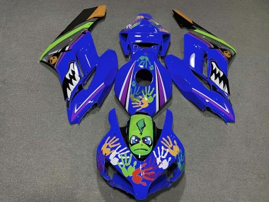 Purchase 2004-2005 Blue Green Orange Black Shark Honda CBR1000RR Motorcycle Fairings UK