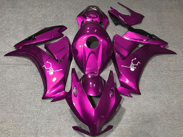 Purchase 2012-2016 Deep Pink Glossy Black Honda CBR1000RR Motorcycle Fairings UK