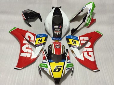 Purchase 2008-2011 White Red Yellow Green Black Givi 6 Honda CBR1000RR Motorcycle Fairings UK