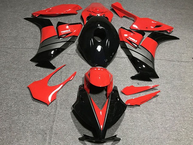 Purchase 2012-2016 Red Grey Glossy Black Honda CBR1000RR Motorcycle Fairings UK
