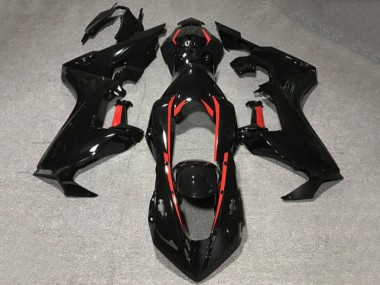 Purchase 2017-2023 Glossy Black with Red Lining Honda CBR1000RR Motorcycle Fairings UK