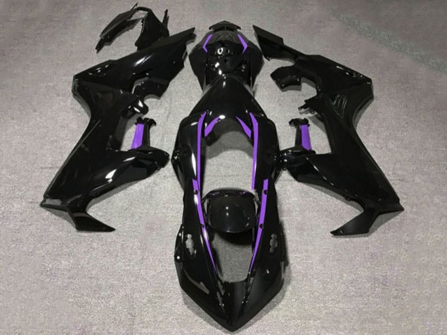 Purchase 2017-2023 Glossy Black Purple Lining Honda CBR1000RR Motorcycle Fairings UK