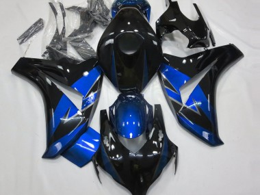 Purchase 2008-2011 Blue Glossy Black Honda CBR1000RR Motorcycle Fairings UK