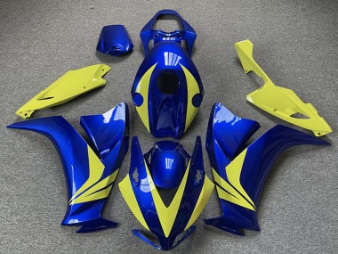 Purchase 2012-2016 Blue High Vis Yellow Honda CBR1000RR Motorcycle Fairings UK