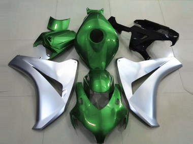 Purchase 2008-2011 Silver Green Honda CBR1000RR Motorcycle Fairings UK