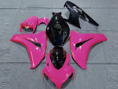 Purchase 2008-2011 Pink Glossy Black Honda CBR1000RR Motorcycle Fairings UK