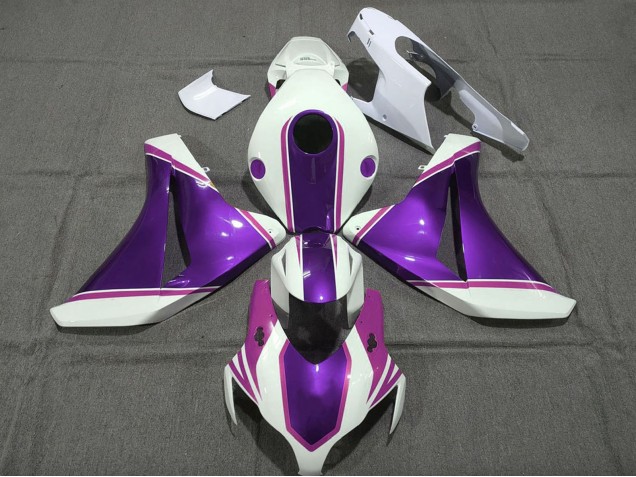 Purchase 2008-2011 White Glossy Purple Pink Honda CBR1000RR Motorcycle Fairings UK