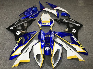 Purchase 2012-2016 White Blue Yellow Glossy Black GoldBet Honda CBR1000RR Motorcycle Fairings UK