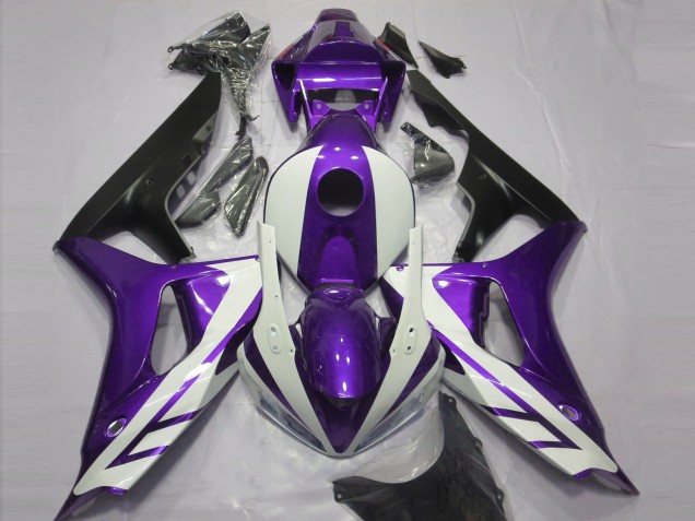 Purchase 2006-2007 Purple White Matte Black Honda CBR1000RR Motorcycle Fairings UK