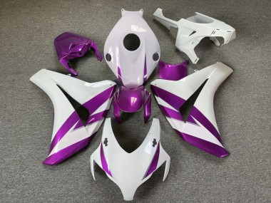Purchase 2008-2011 White Purple Honda CBR1000RR Motorcycle Fairings UK
