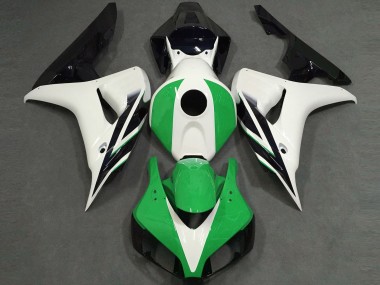 Purchase 2006-2007 White Green Glossy Black Honda CBR1000RR Motorcycle Fairings UK