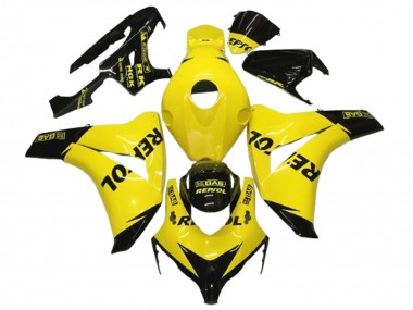 Purchase 2008-2011 Yellow Black Glossy Repsol Honda CBR1000RR Motorcycle Fairings UK