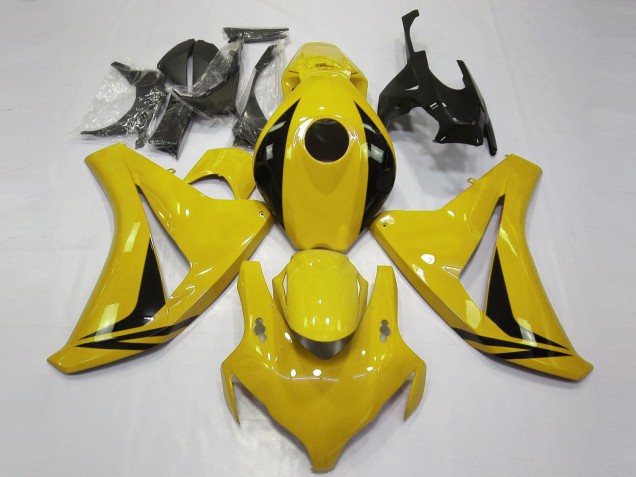 Purchase 2008-2011 Yellow Glossy Black OEM Style Honda CBR1000RR Motorcycle Fairings UK